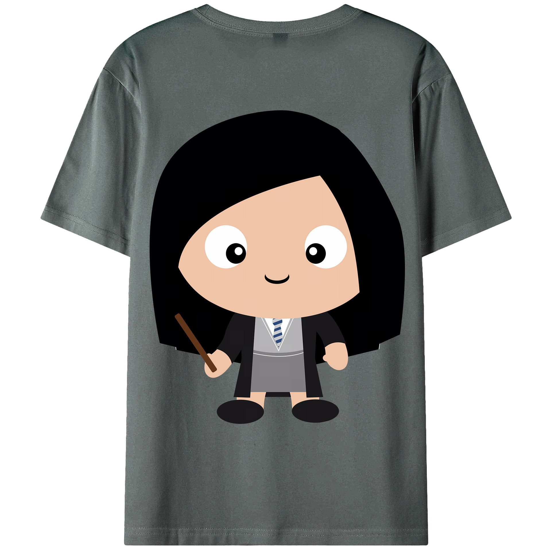 （画像用） Harry Potter ハリー・ポッターシリーズ 綿100％ メンズ半袖Tシャツ（バックプリント） 通気性